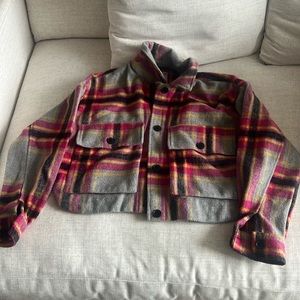 So plaid jacket size XS